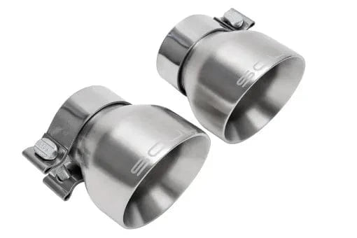 Kies-Motorsports Soul Performance Porsche 718 GT4 / Spyder / GTS Cayman Bolt On Exhaust Tips Dual Wall Slash Cut / Brushed