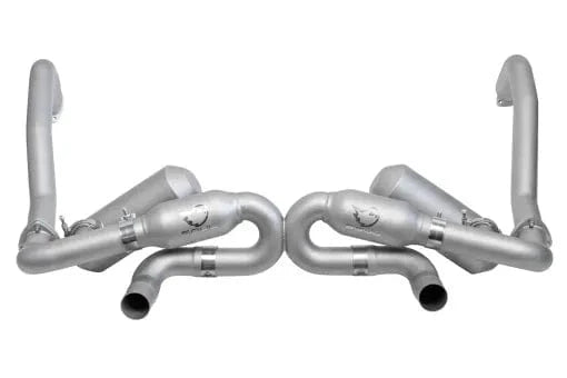 Kies-Motorsports Soul Performance Porsche 718 GT4 / Spyder / GTS Cayman Race Exhaust (Resonated) - Reuse Factory Tips Reuse OEM / Reuse OEM