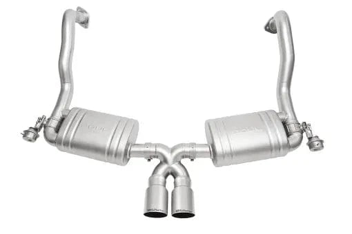 Kies-Motorsports Soul Performance Porsche 981 Cayman / Boxster Valved Exhaust System Straight Cut Single Wall Tips Straight Cut Single Wall Tips / Signature Satin