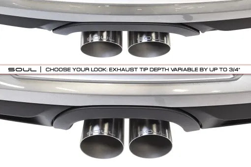 Kies-Motorsports Soul Performance Porsche 981 GT4 / Boxster Spyder / Clubsport SOUL Valved Exhaust System