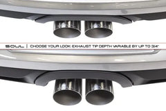 Kies-Motorsports Soul Performance Porsche 981 GT4 / Boxster Spyder / Clubsport SOUL Valved Exhaust System