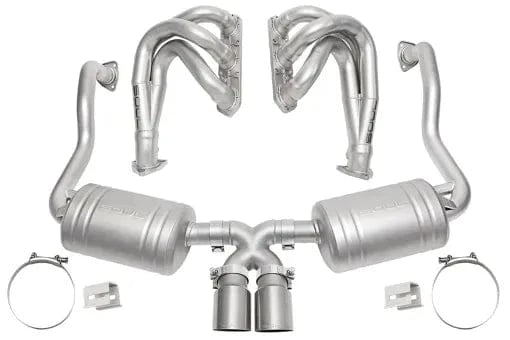 Kies-Motorsports Soul Performance Porsche 986 Boxster (2000-2004) Competition Exhaust Package Straight Cut Single Wall Tips Straight Cut Single Wall Tips / Brushed