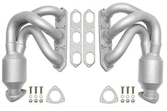 Kies-Motorsports Soul Performance Porsche 987.1 Cayman / Boxster Long Tube Street Headers (w/ HJS 200 cell catalytic converters)