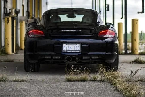 Kies-Motorsports Soul Performance Porsche 987.2 Cayman / Boxster Valved Exhaust System -Slash Cut Single Wall