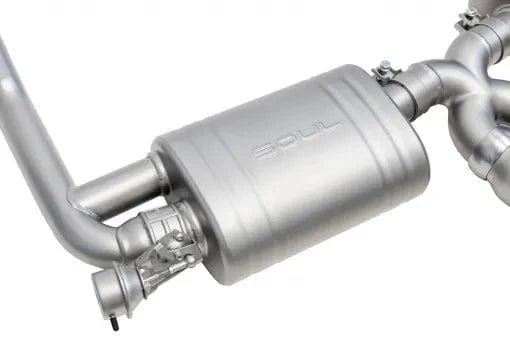 Kies-Motorsports Soul Performance Porsche 987.2 Cayman / Boxster Valved Exhaust System -Slash Cut Single Wall