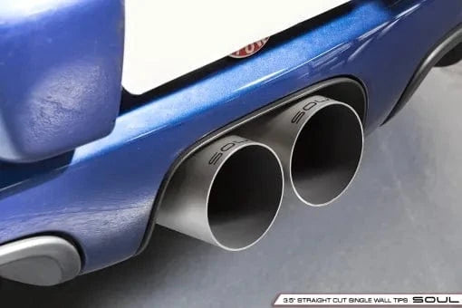 Kies-Motorsports Soul Performance Porsche 987.2 Cayman / Boxster Valved Exhaust System -Slash Cut Single Wall