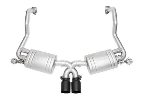 Kies-Motorsports Soul Performance Porsche 987.2 Cayman / Boxster Valved Exhaust System -Straight Cut Single Wall Straight Cut Single Wall / Satin Black