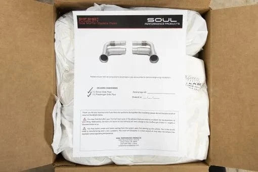 Kies-Motorsports Soul Performance Porsche 991.1 / 991.2 GT3 Side Muffler Bypass Pipes (Valved)