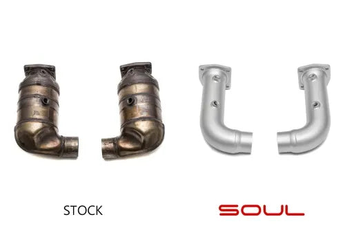 Kies-Motorsports Soul Performance Porsche 997.2 Turbo Cat Bypass Pipes