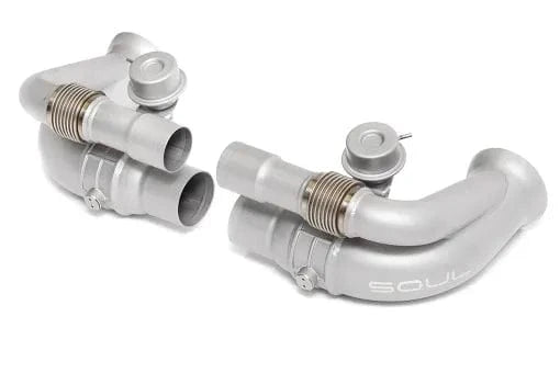Kies-Motorsports Soul Performance Porsche 997 / 997.2 GT3 Side Muffler Bypass Pipes (Valved)