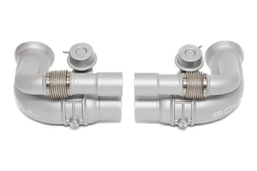Kies-Motorsports Soul Performance Porsche 997 / 997.2 GT3 Side Muffler Bypass Pipes (Valved)