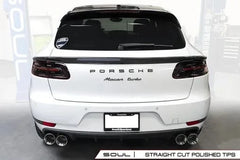 Kies-Motorsports Soul Performance Porsche Macan S / GTS / Turbo 3.0 / 3.6TT Resonated Muffler Bypass Exhaust 2014-2018