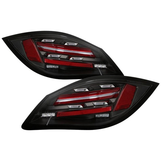 Kies-Motorsports SPYDER Spyder Porsche 987 Cayman 06-08 / Boxster 09-12 LED Tail Lights - Sequential Signal - Black