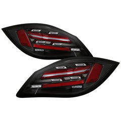 Kies-Motorsports SPYDER Spyder Porsche 987 Cayman 06-08 / Boxster 09-12 LED Tail Lights - Sequential Signal - Black