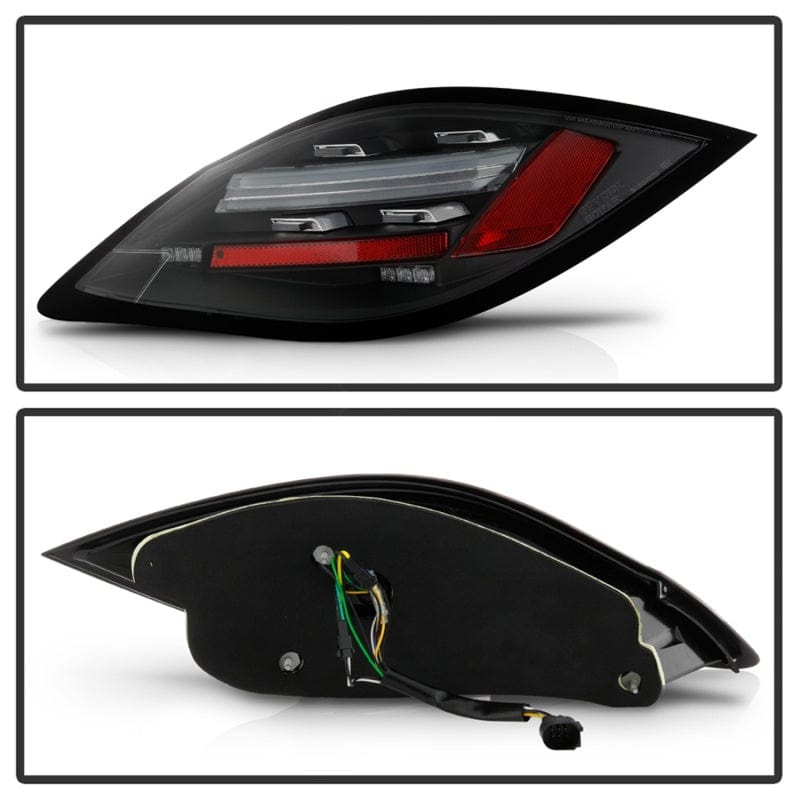 Kies-Motorsports SPYDER Spyder Porsche 987 Cayman 06-08 / Boxster 09-12 LED Tail Lights - Sequential Signal - Black