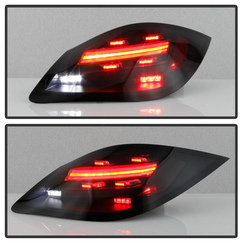 Kies-Motorsports SPYDER Spyder Porsche 987 Cayman 06-08 / Boxster 09-12 LED Tail Lights - Sequential Signal - Smoke