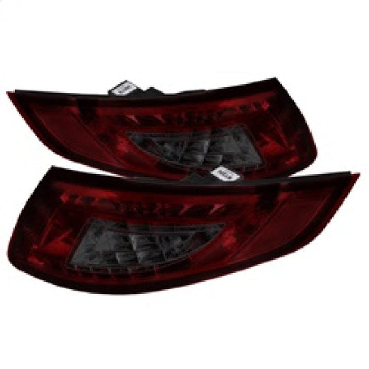 Kies-Motorsports SPYDER Spyder Porsche 997 05-08 LED Tail Lights Red Smoke ALT-YD-P99705-LED-RS