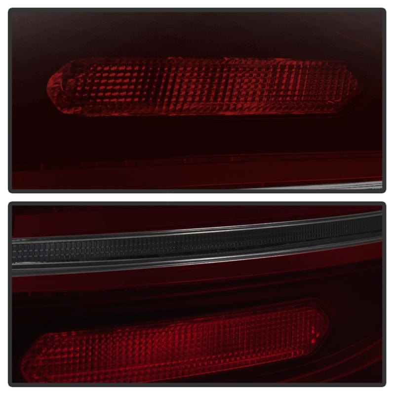 Kies-Motorsports SPYDER Spyder Porsche Cayenne 958 11-14 LED Tail Lights - Sequential Signal - Red Smoke