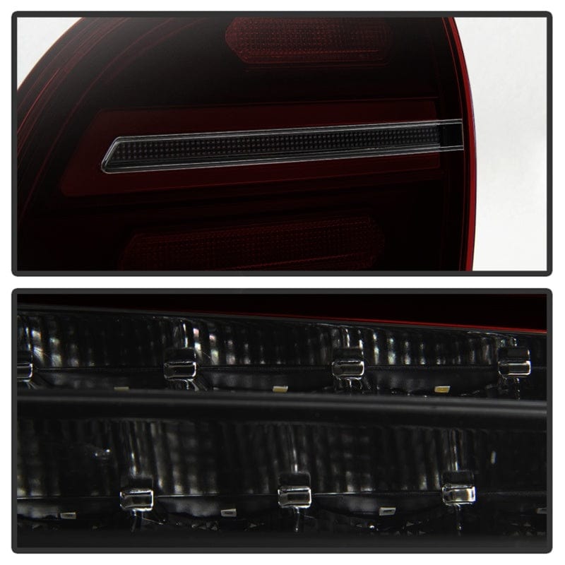 Kies-Motorsports SPYDER Spyder Porsche Cayenne 958 11-14 LED Tail Lights - Sequential Signal - Red Smoke