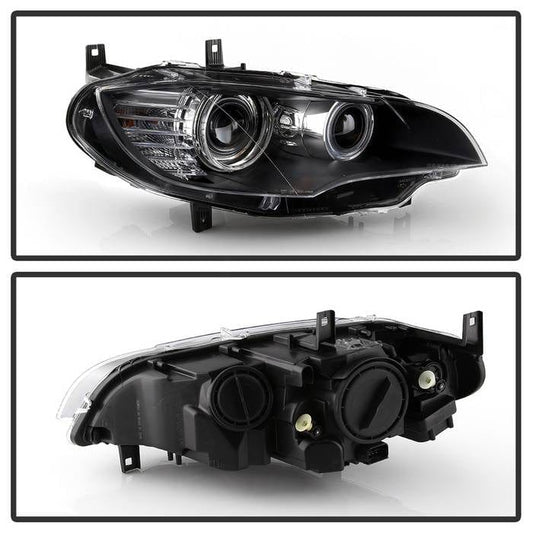 Kies-Motorsports SPYDER xTune 08-14 BMW X6 Passenger Side HID AFS Projector Headlights - OEM Right (PRO-JH-BX608-AFS-OE-R)