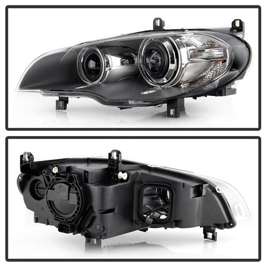 Kies-Motorsports SPYDER xTune 11-13 BMW X5 Driver Side HID AFS Projector Headlights - OEM Left (PRO-JH-BX511-AFS-OE-L)