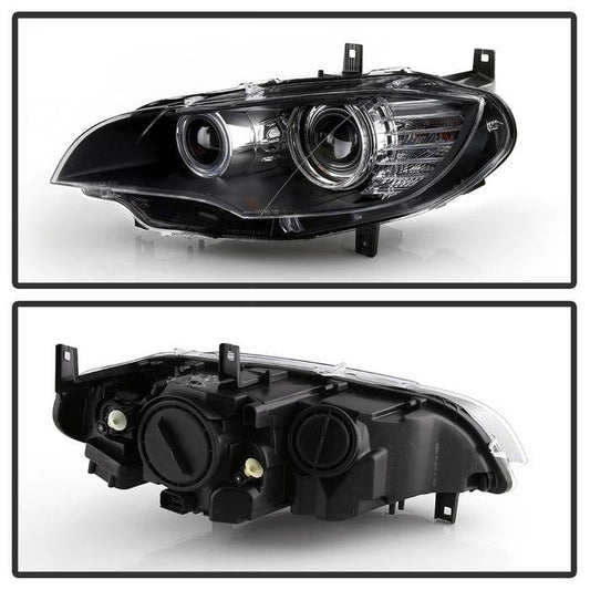 Kies-Motorsports SPYDER xTune 11-13 BMW X5 Passenger Side HID AFS Projector Headlights - OEM Right (PRO-JH-BX511-AFS-OE-R)