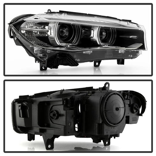 Kies-Motorsports SPYDER xTune BMW X5 14-18 Xenon HID/AFS Projector Headlights - OE Right PRO-JH-BX514-AFS-OE-R
