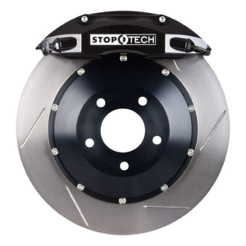 Kies-Motorsports Stoptech StopTech 01-06 BMW 330CI / 06-08 BMW Z4 Front BBK Black ST-40 Calipers 332x32 Slotted Rotors