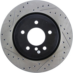 Kies-Motorsports Stoptech StopTech 06 BMW 330 / 07-09 BMW 335 Slotted & Drilled Right Rear Rotor