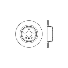 Kies-Motorsports Stoptech Stoptech 06 BMW 330xi/330i/07-08 335xi/07-11 335i/09-11 335ixDrive Rear CRYO-STOP Rotor
