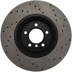 Kies-Motorsports Stoptech StopTech 07-10 BMW 335i Cross Drilled Right Front Rotor