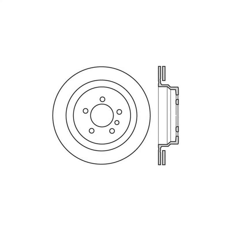 Kies-Motorsports Stoptech Stoptech 95-99 BMW M3 / 98-02 Z3 Left Rear Premium High Carbon CRYO STOP Rotor