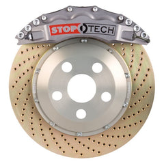 Kies-Motorsports Stoptech StopTech BBK 07-09 BMW 335i/335d Front 355x32 Zinc Drilled Rotors ST-60 Tropy Anodized Calipers