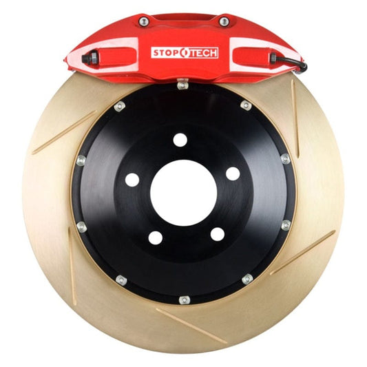 Kies-Motorsports Stoptech StopTech BBK 14-15 BMW M3 / M4 Rear Red ST-40 Calipers 380x32 Zinc Slotted Rotors