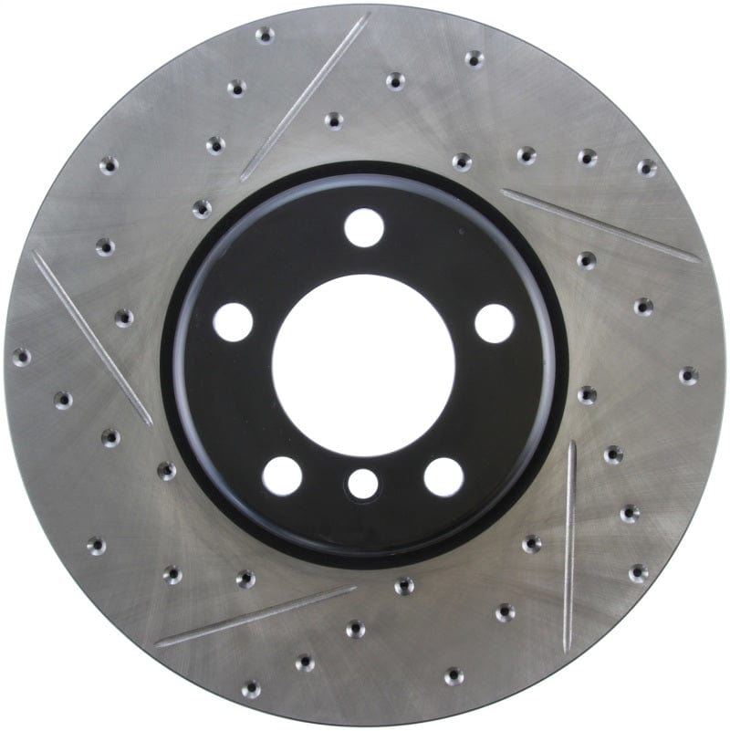 Kies-Motorsports Stoptech StopTech BMW 12-15 335i / 2014 428i / 2015 235i/228i Front Right Slotted & Drilled Sport Brake Rotor