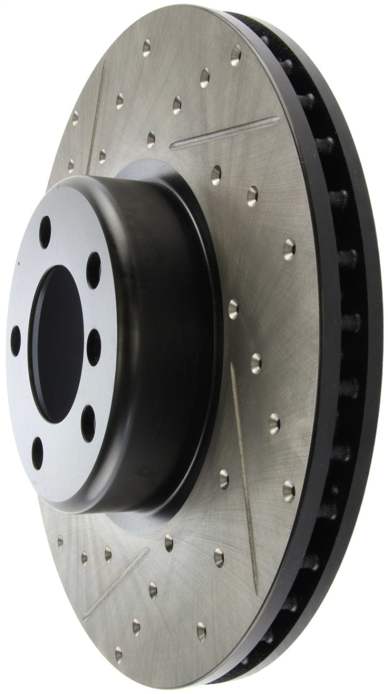 Kies-Motorsports Stoptech StopTech BMW 12-15 335i / 2014 428i / 2015 235i/228i Front Right Slotted & Drilled Sport Brake Rotor