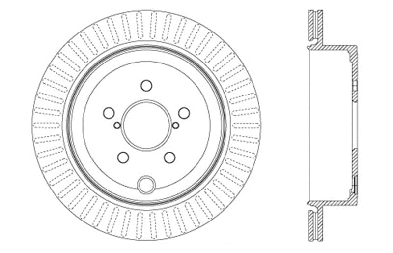 Kies-Motorsports Stoptech StopTech Drilled Sport Brake Rotor