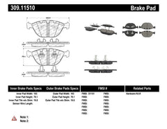 Kies-Motorsports Stoptech StopTech Performance 06-09 BMW M5 E60 / 07-09 M6 E63/E63 Front Brake Pads