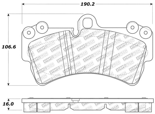 Kies-Motorsports Stoptech StopTech Performance Porsche Brake Pads