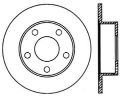 Kies-Motorsports Stoptech StopTech Slotted & Drilled Sport Brake Rotor
