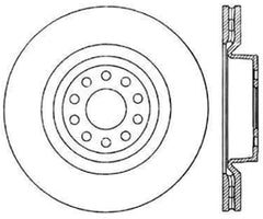 Kies-Motorsports Stoptech StopTech Slotted & Drilled Sport Brake Rotor