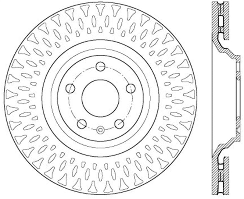 Kies-Motorsports Stoptech StopTech Slotted & Drilled Sport Brake Rotor