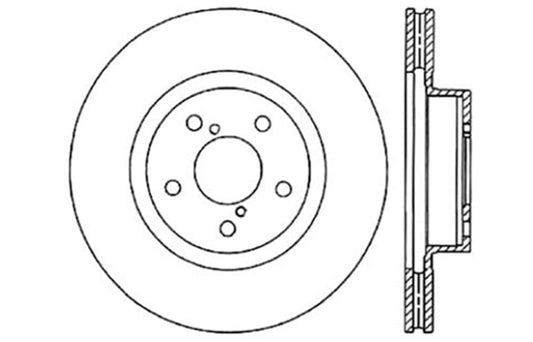 Kies-Motorsports Stoptech StopTech Slotted & Drilled Sport Brake Rotor