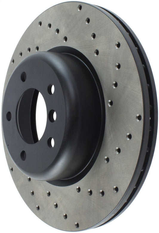 Kies-Motorsports Stoptech StopTech Sport Cross Drilled Brake Rotor - Front Right