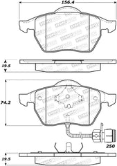 Kies-Motorsports Stoptech StopTech Street Brake Pads - Rear