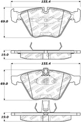 Kies-Motorsports Stoptech StopTech Street Select Brake Pads - Front