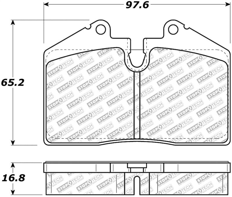 Kies-Motorsports Stoptech StopTech Street Select Brake Pads - Front/Rear