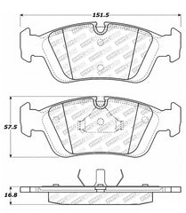 Kies-Motorsports Stoptech StopTech Street Select Brake Pads - Rear