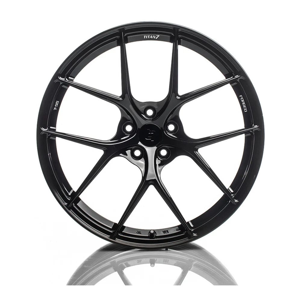 Kies-Motorsports Titan 7 Titan 7 T-S5 PORSCHE TAYCAN Wheel 21x9.5/Offset +50/5x130 Wicked Black