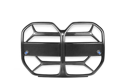 Kies-Motorsports TRE BMW 4 Series Gran Coupe G26 Pre-Preg Carbon Fiber CSL Front Kidney Grilles without ACC Fitment by TRE (2021+)